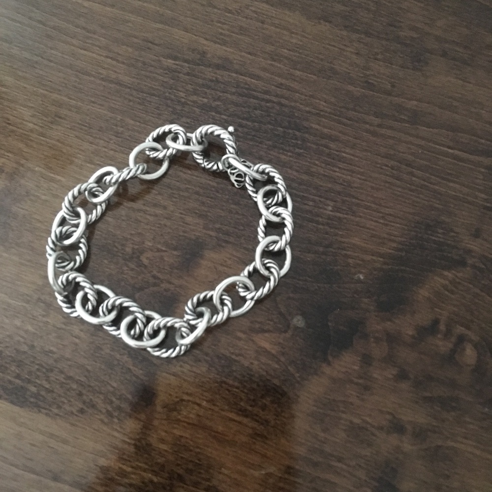 David Yurman Cable Collection Charm Bracelet